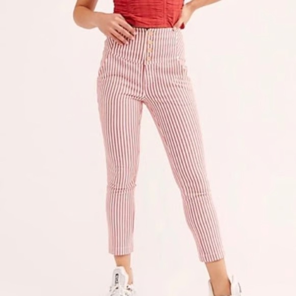 Free People Frankie High Waist Pants